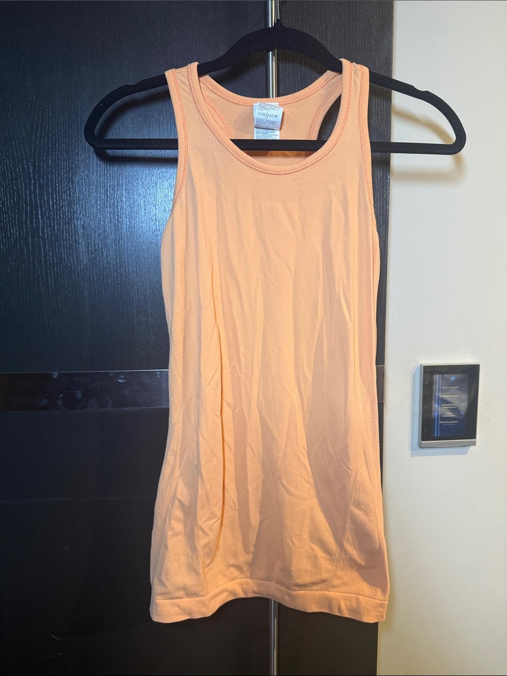 Athleta Peach Racerback Tank Top